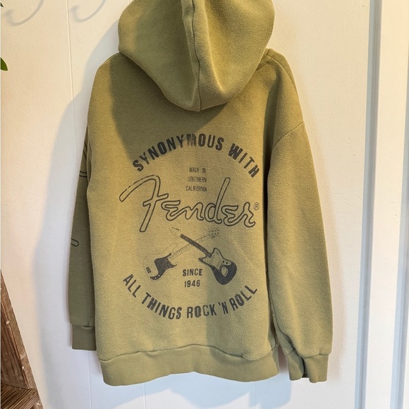 🎸 Fender Kids Hoodie Sweatshirt 🧒🎸 Size 6/7 ✨ - Picture 4 of 6